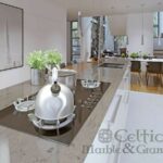 Idea of high-tech kitchen-dining room